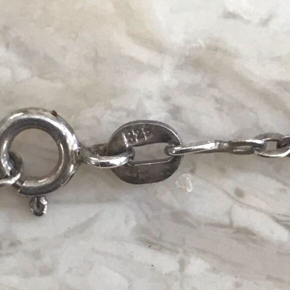 Best Friends Pendant Sterling Silver Chain - Picture 6 of 6